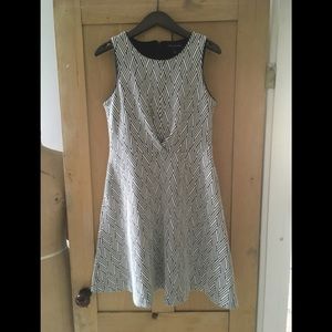 Banana Republic sleeveless textured dress 8